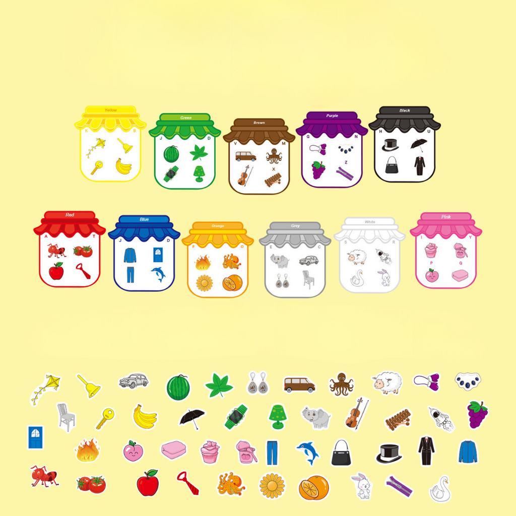 Each Set Comes with A Vibrant Assortment of Magnetic Stickers