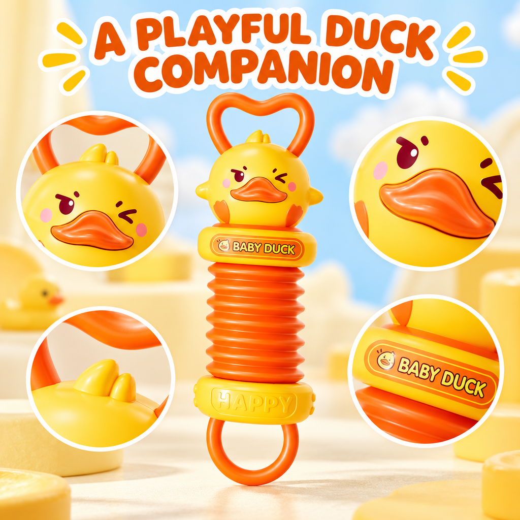 Duck Accordion Toy – Push & Pull Sensory Sound Toy