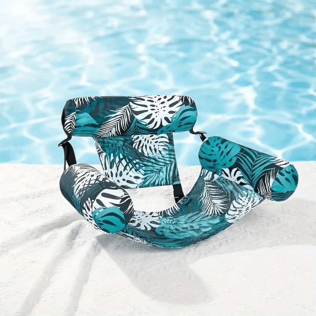Inflatable Pool Lounge Chair for Relaxed Summer Floating