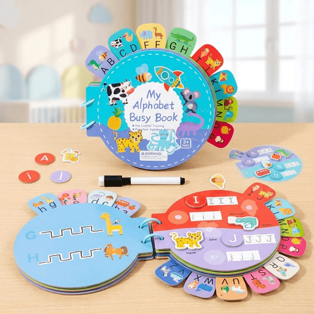 Reusable Letter Tracing Book for Preschool Writing Skills - main product image