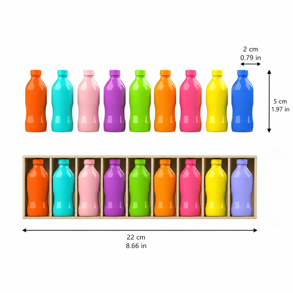 Colorful Drink Matching Toy for Learning and Thinking Skills