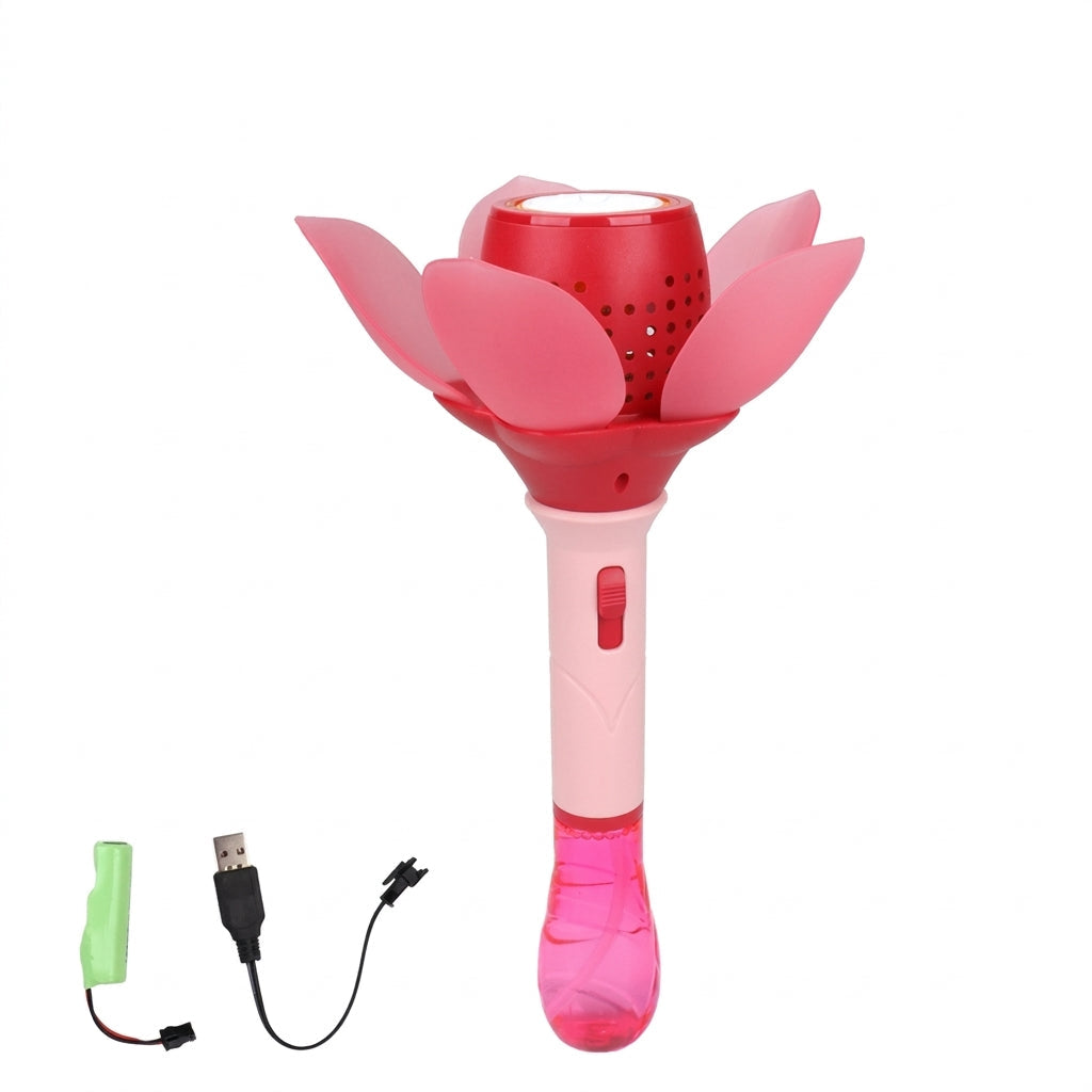 Light-Up Flower Bubble Wand