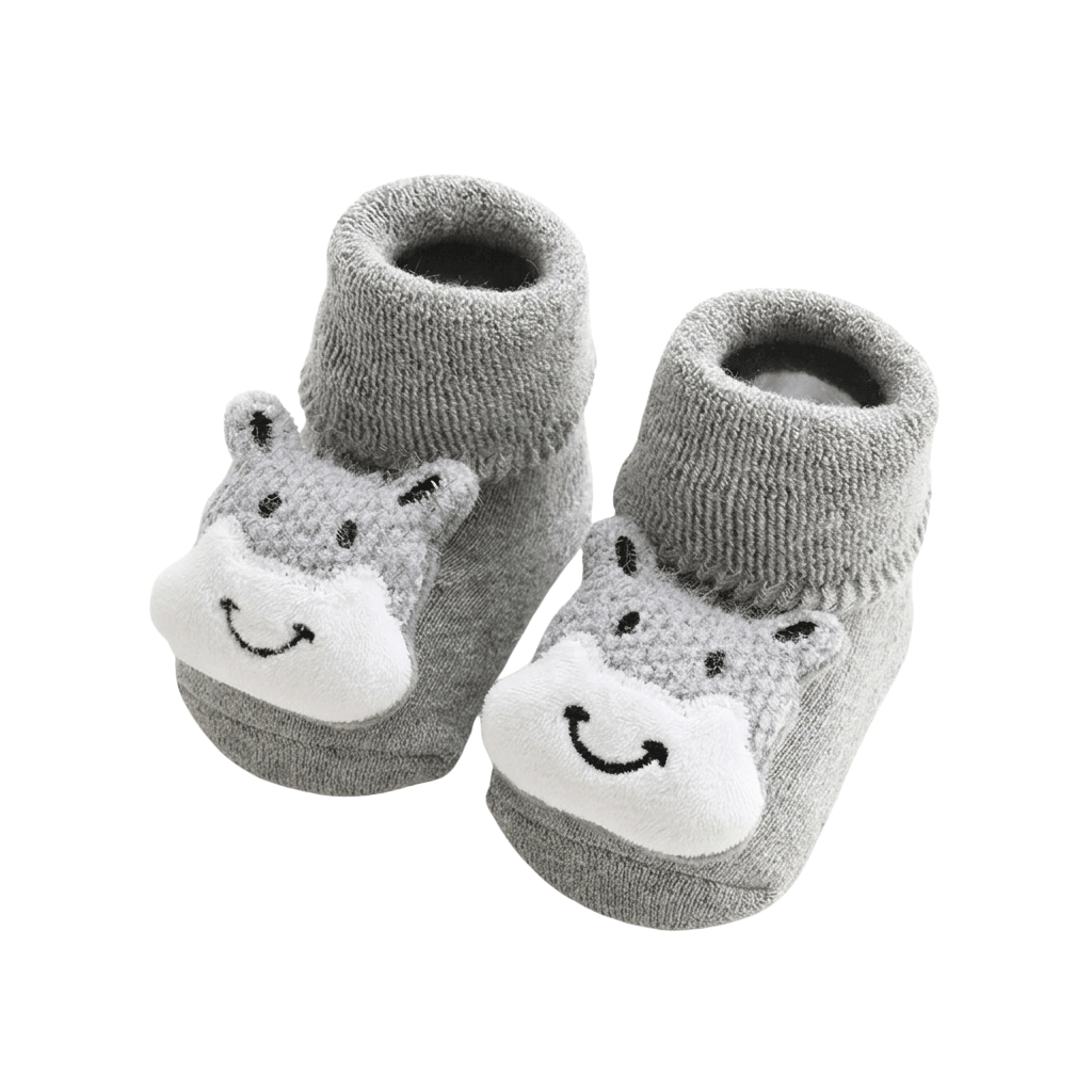 Plush Cartoon Socks for Cozy Comfort and Grip Support