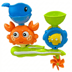 Wall-Adhering Animal Bath Toy for Engaging Splash Play - main product image