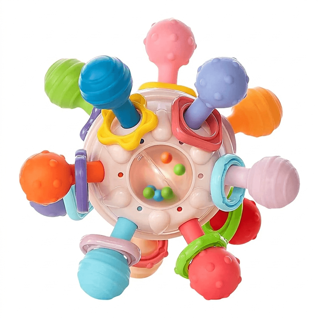 Musical Teether Ball for Sensory Play and Soothing Relief