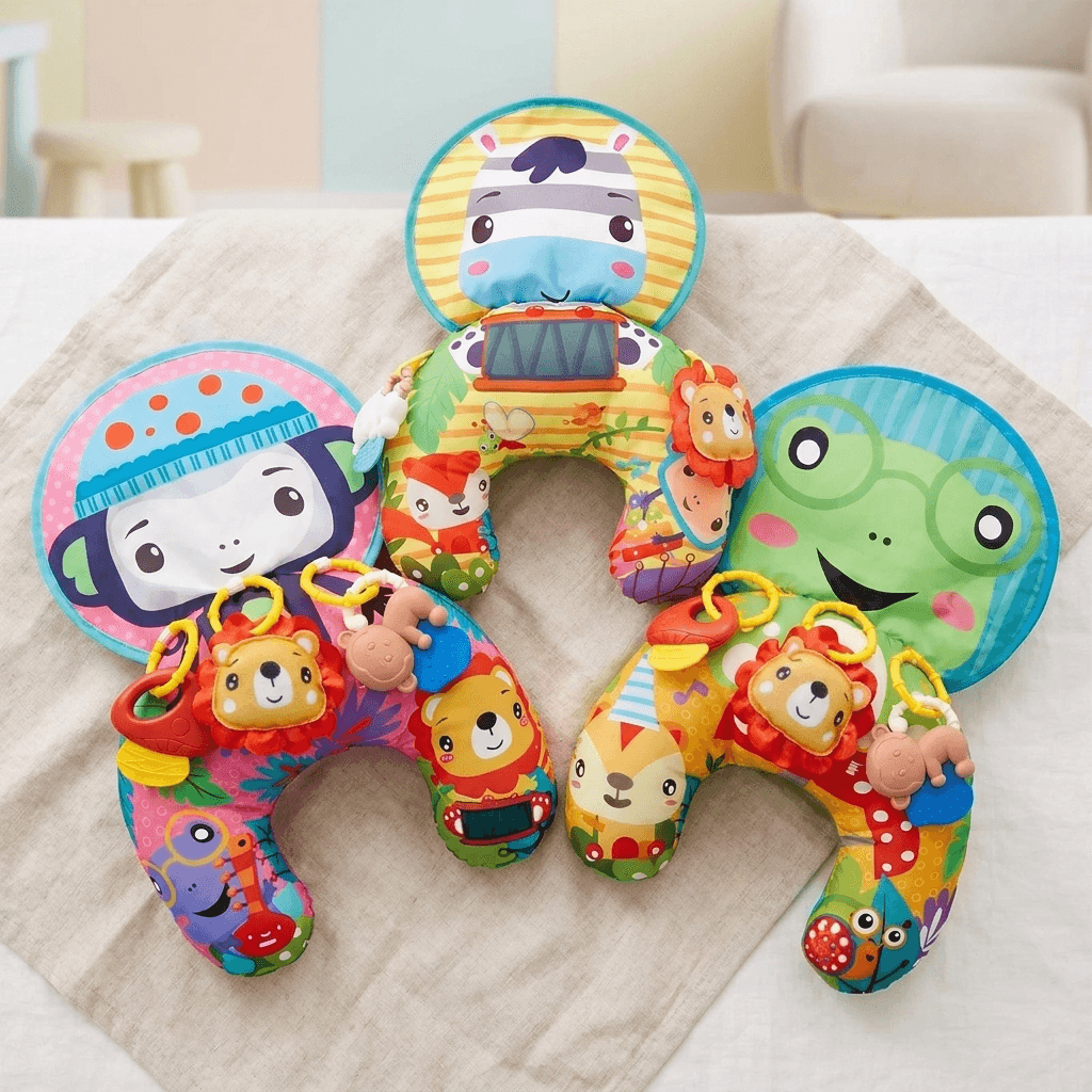 Tummy Time Pillow for Happy Head-Up Practice