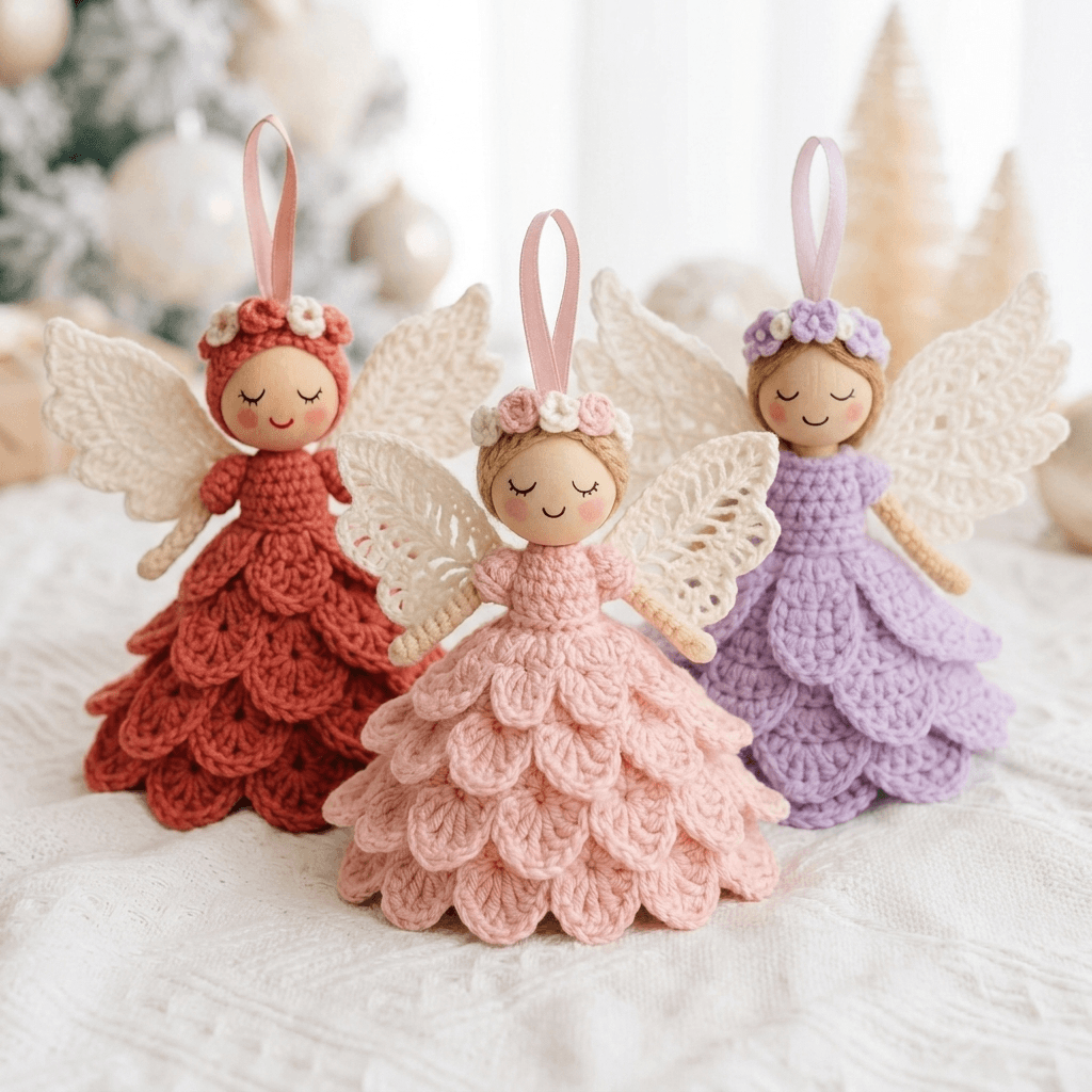 Handmade Angel Crochet Kit for Festive Home Decor