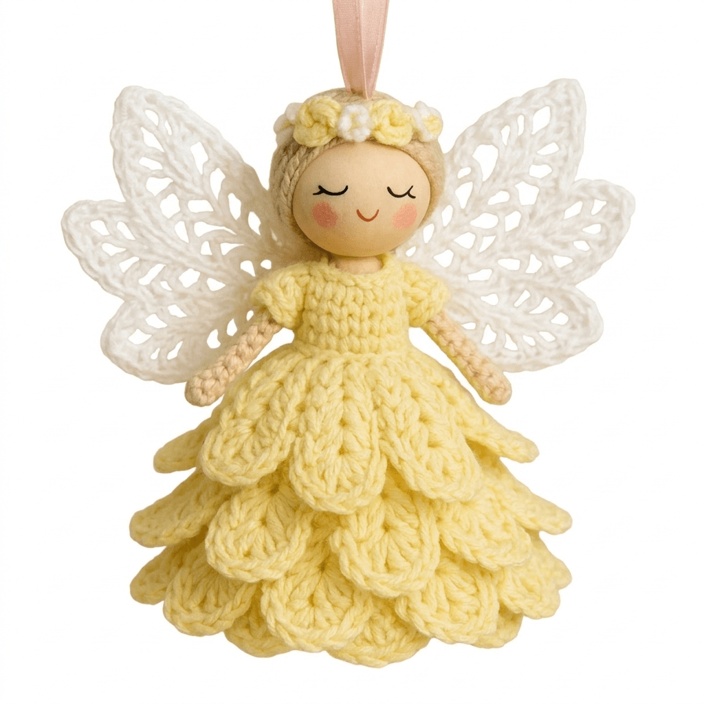 Handmade Angel Crochet Kit for Festive Home Decor