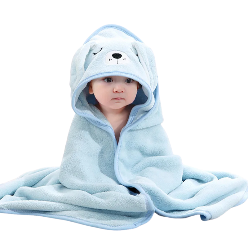 Plush Hooded Towels