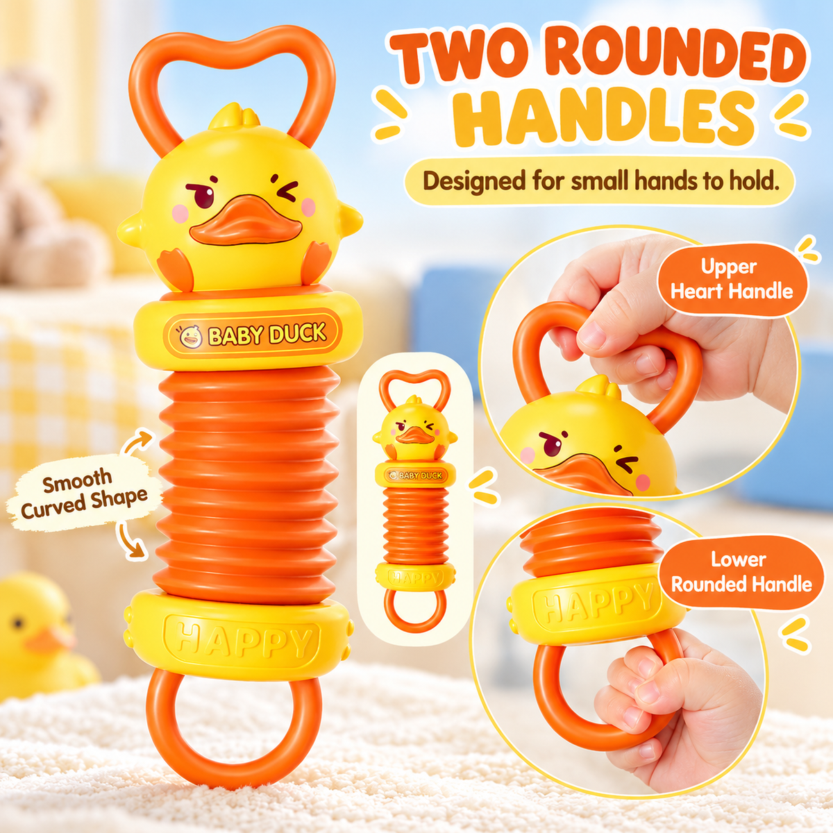 Duck Accordion Toy – Push & Pull Sensory Sound Toy