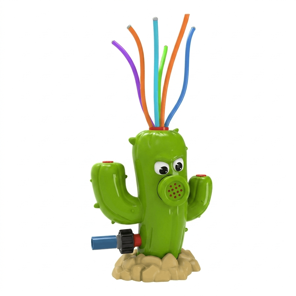 Cartoon Hydrant Sprinkler for Active Summer Yard Games