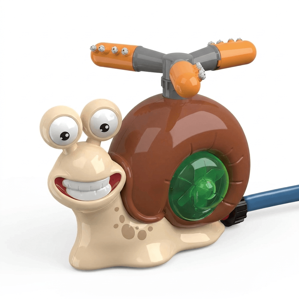 Cartoon Hydrant Sprinkler for Active Summer Yard Games