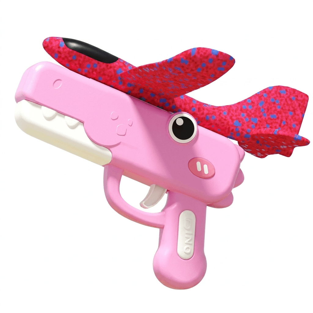 Foam Glider Toy Gun for Easy Aim and Flight Practice