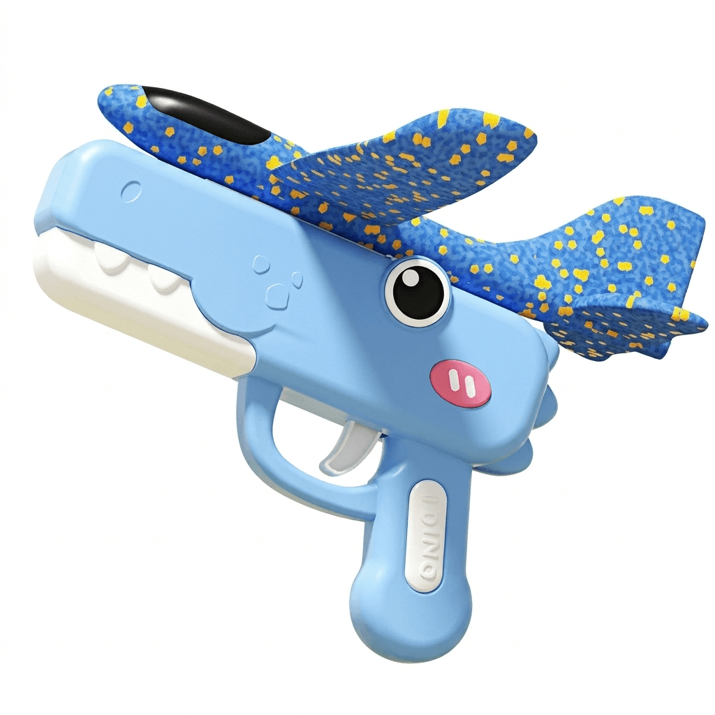 Foam Glider Toy Gun for Easy Aim and Flight Practice