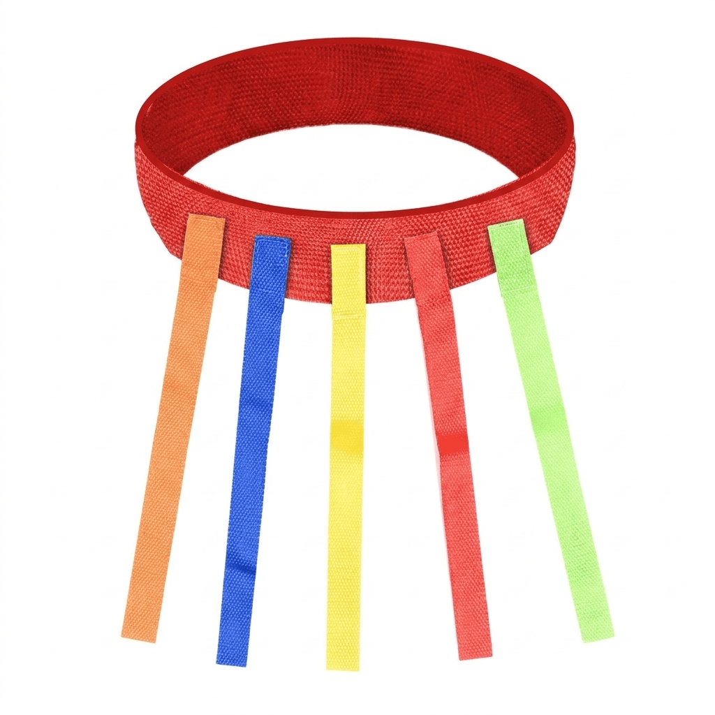 Colorful Belt Game for Running, Chasing and Group Play
