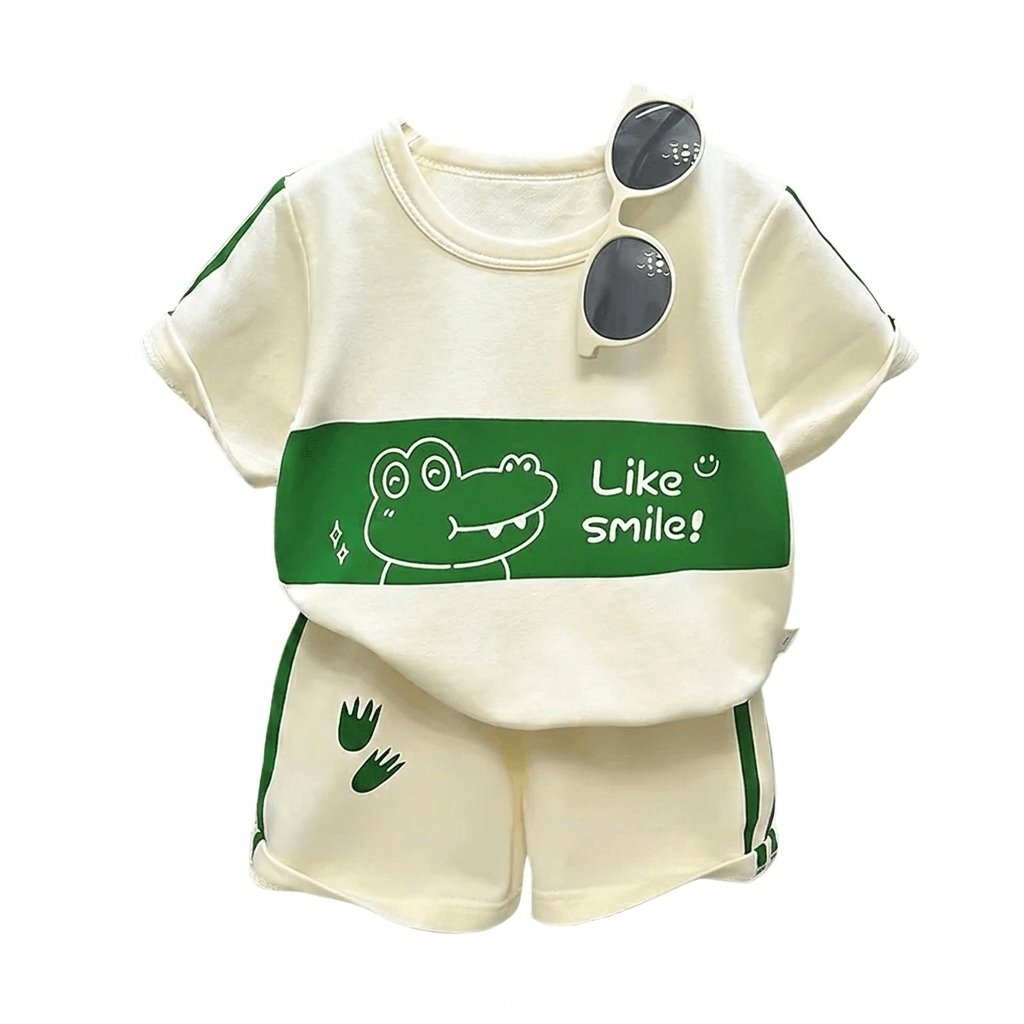 Toddler T-Shirt and Shorts Set for Playful Summer Days