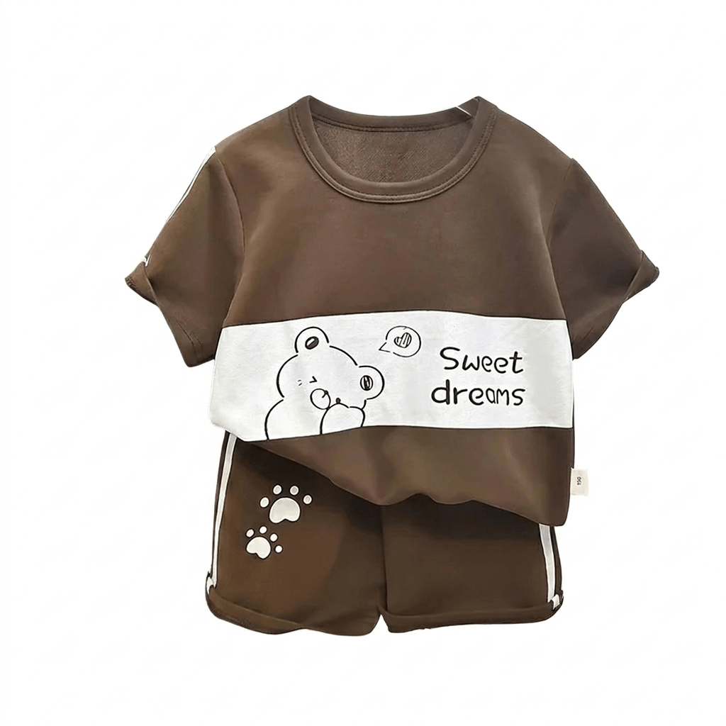 Toddler T-Shirt and Shorts Set for Playful Summer Days