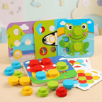 Wooden Matching Game for Shape, Color and Focus Practice - main product image
