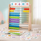 Wooden Abacus Toy for Early Math Learning - main product image