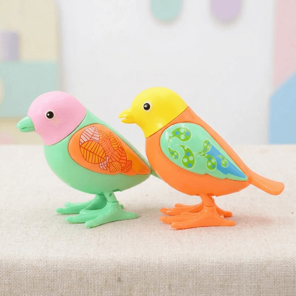 Wind-Up Bird Toy for Jumping Fun and Imaginative Play