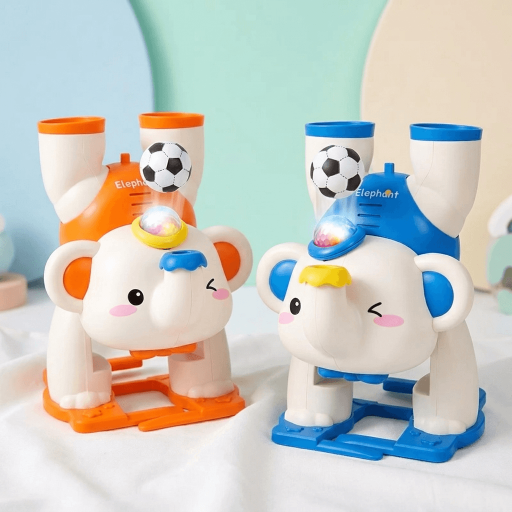 Musical Ball Blowing Elephant Toy