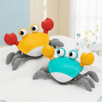 Interactive Crawling Crab Toy with Music and Motion