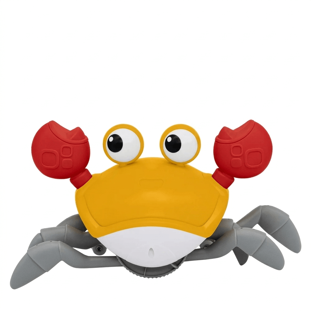 Interactive Crawling Crab Toy with Music and Motion