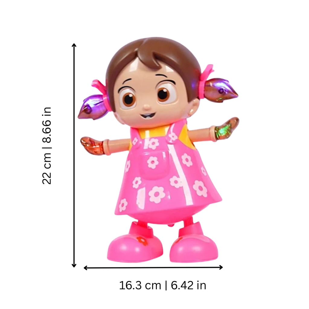 Light-Up Dancing Cartoon Doll for Kids’ Playtime