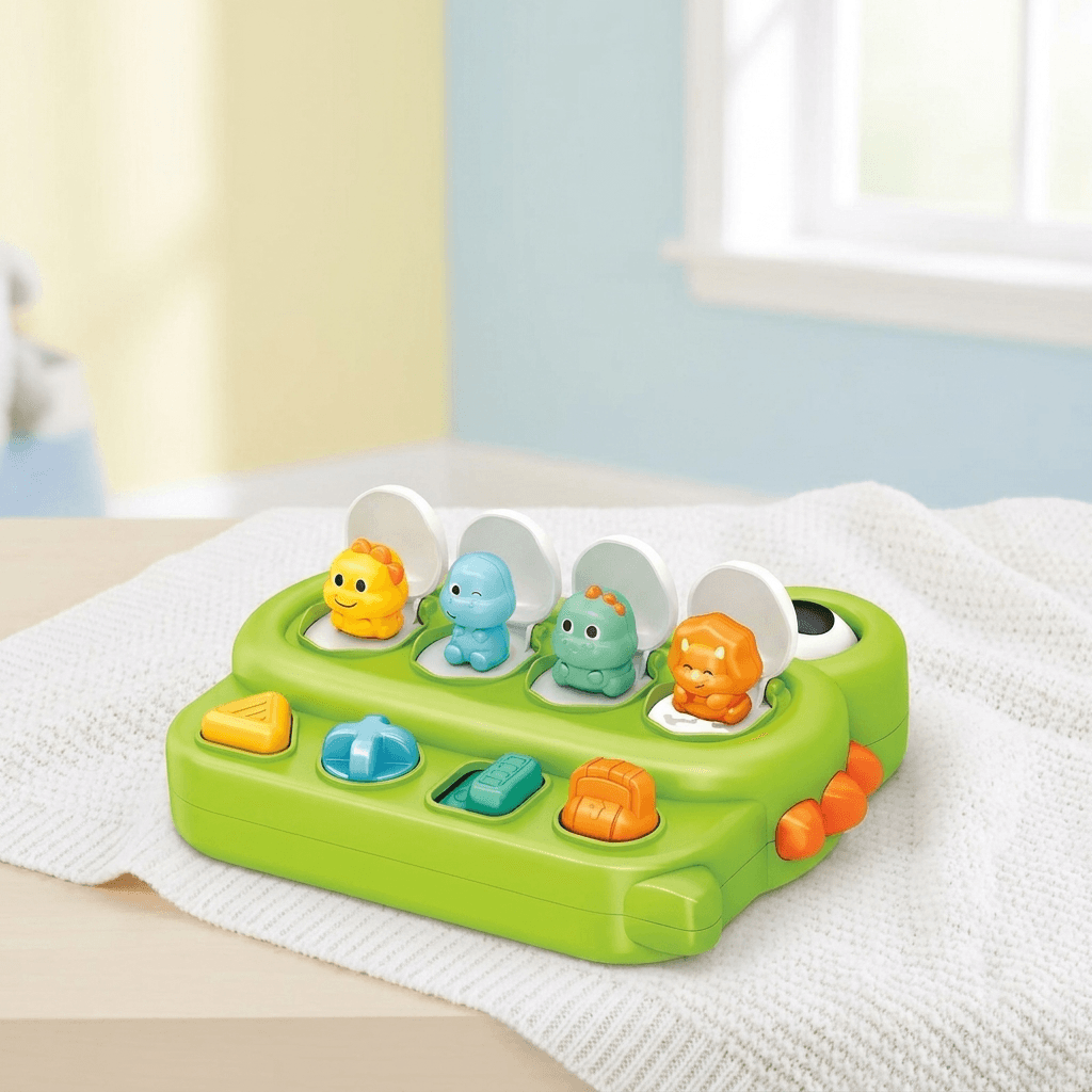Whack and Pop Dino Toy for Fine Motor Skills and Early Learning - main product image