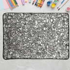 Large Coloring Blanket for Relaxed Playtime and Creative Memories