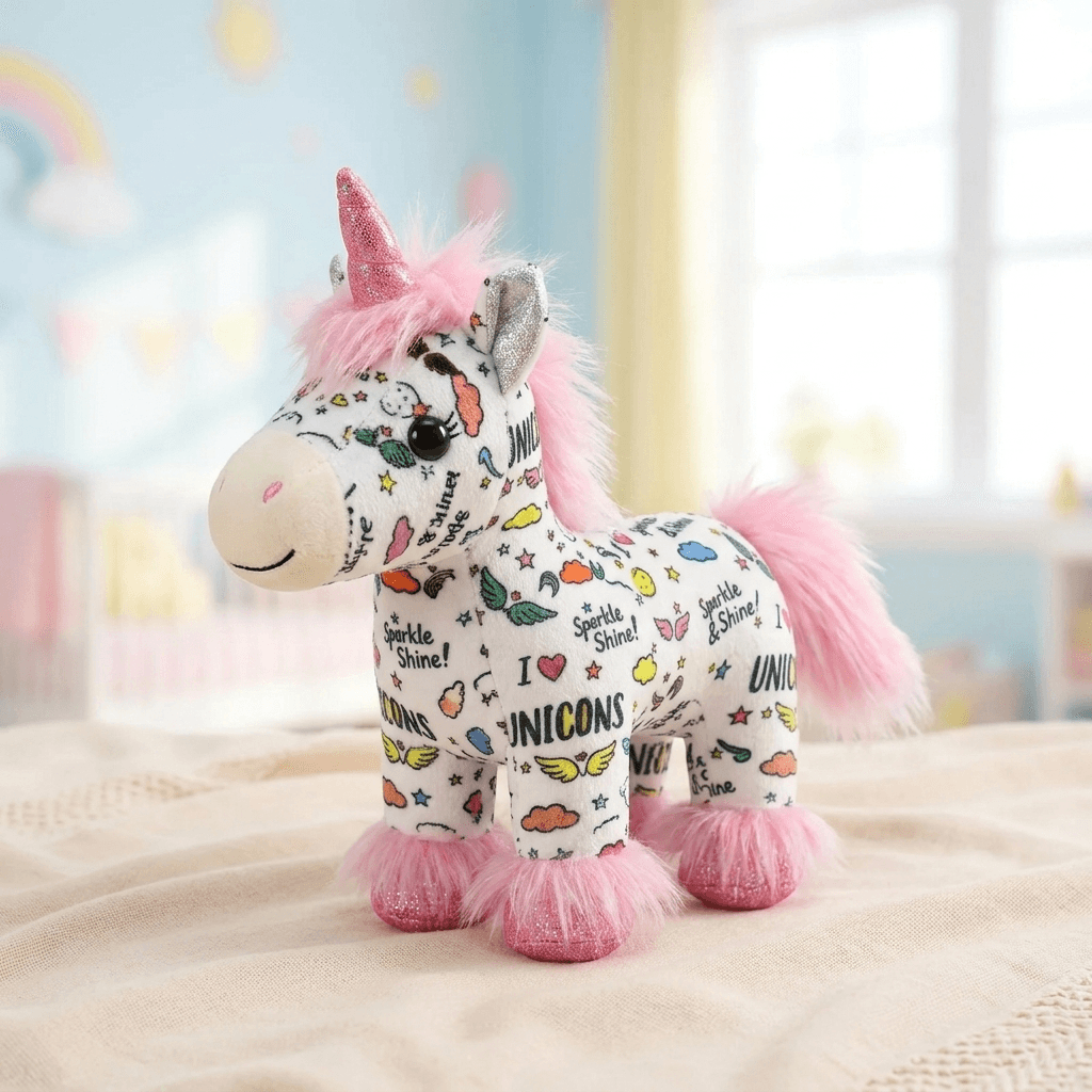 Washable Plush Coloring Kit for Creative Kids and Magical Play