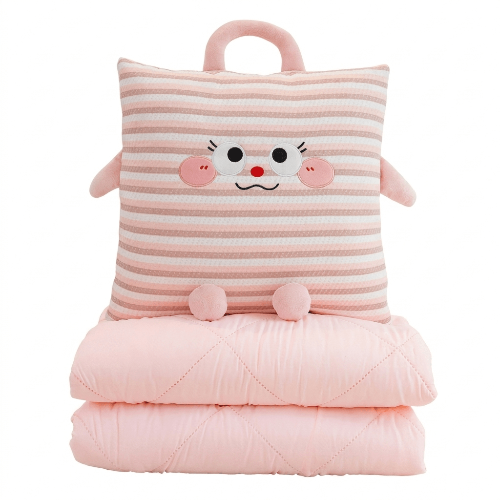 2-in-1 Cushion Blanket for Kids’ Travel and Snuggle Time - main product image