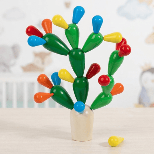 Cactus Stacking Game for Balance, Focus and Coordination - main product image