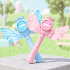 Angel Wing Bubble Wand for Magical Playtime