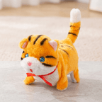 Interactive Cat Plush Toy with Wagging Tail and Talking Sounds - main product image