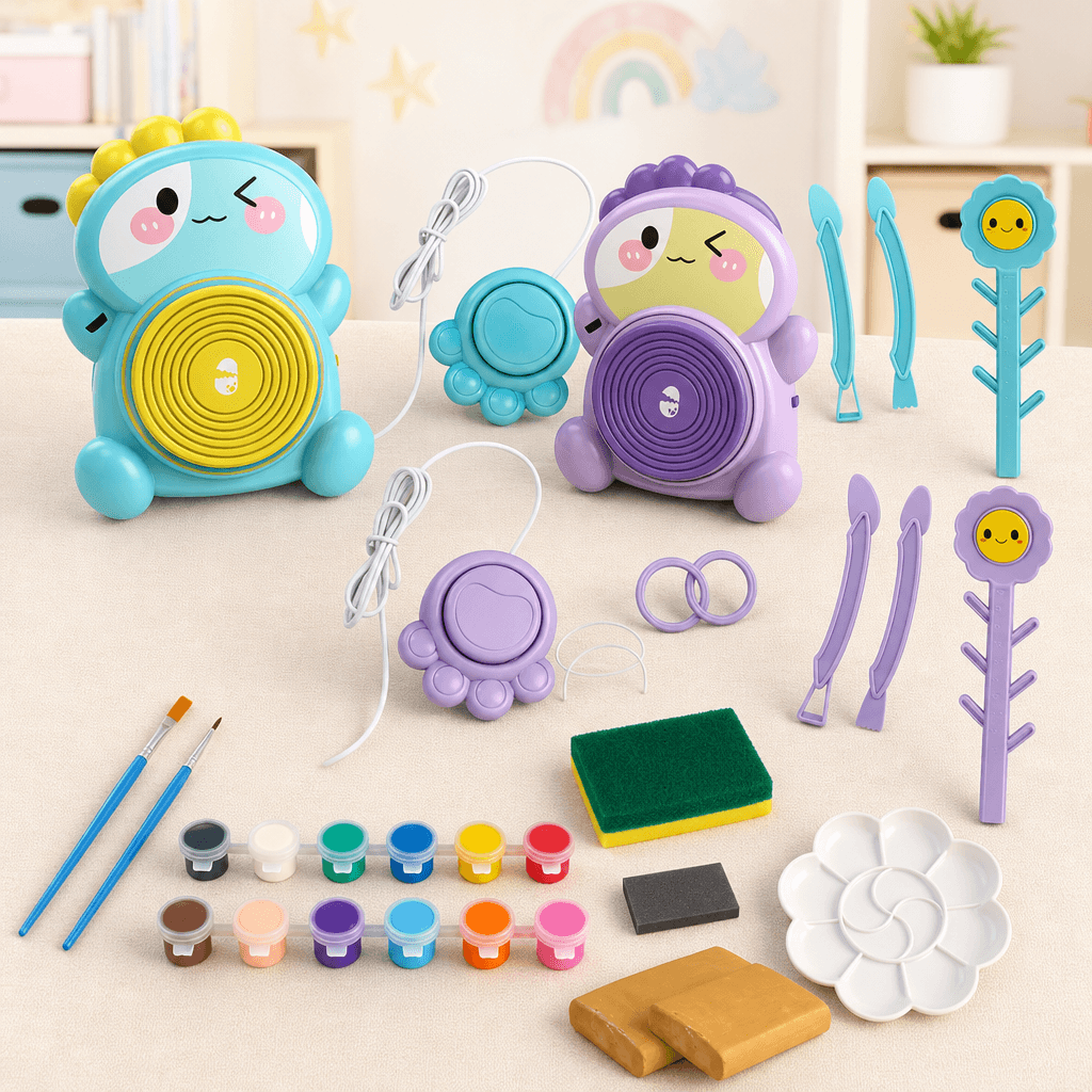 Electric Pottery Wheel Kit for Kids