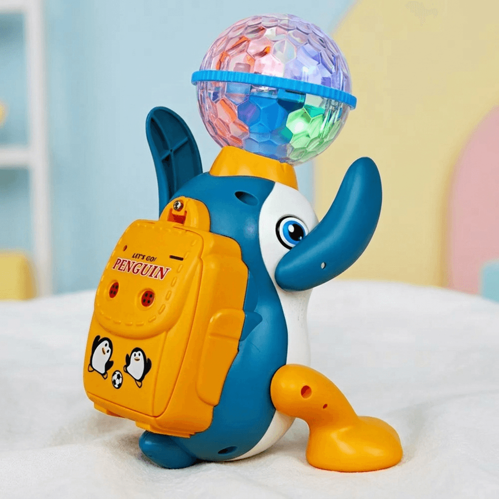 Dancing Penguin Spinner with Colorful Lights and Motion - main product image