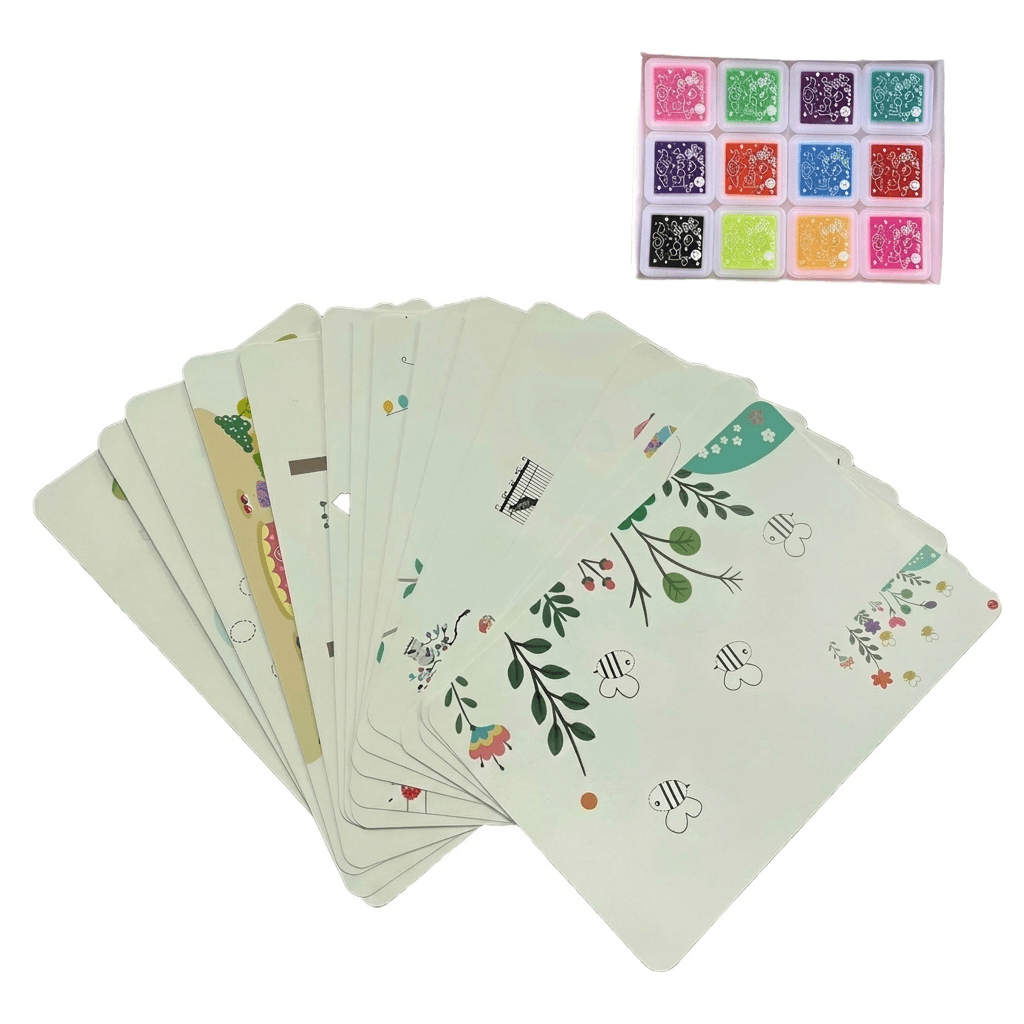 Color Stamp Stationery Kit for Kids’ Hands-On Creativity