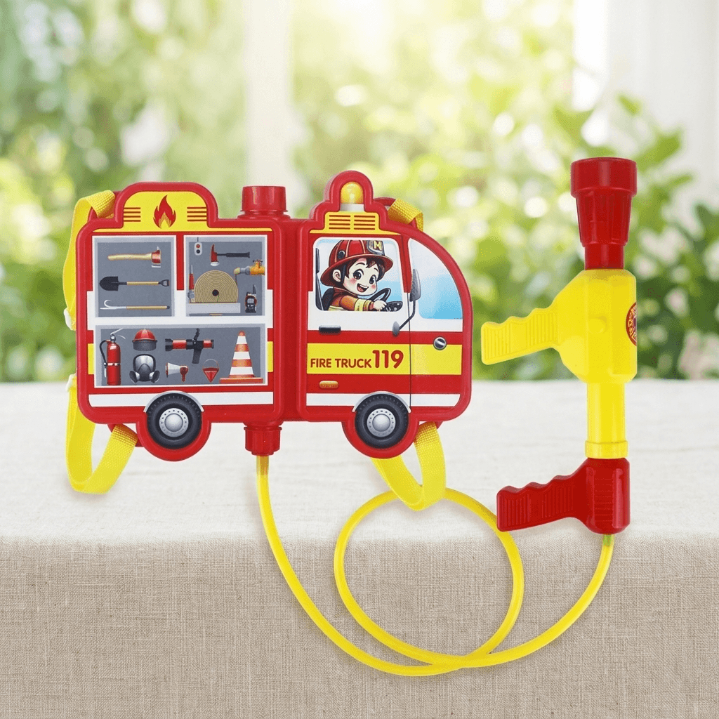 Fire Truck Water Blaster for Action-Packed Summer Play - main product image