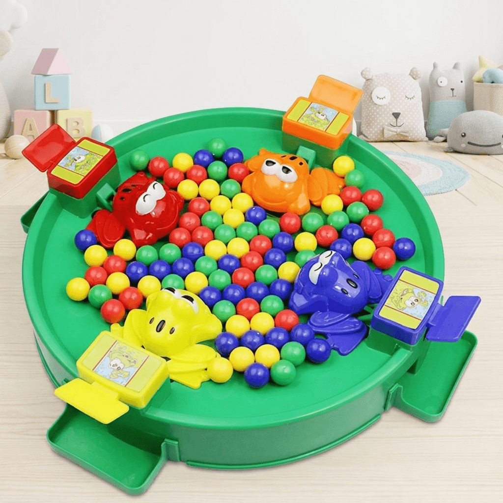 Kids Frog Board Game for Giggles, Reflexes and Focus - main product image