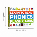 Phonics Flash Cards for Sounds, Blends and Reading Skills