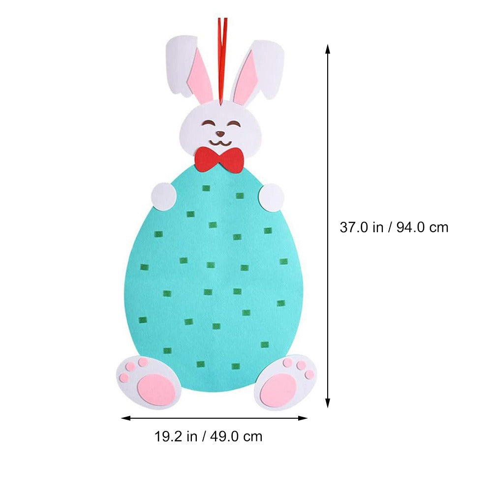 Each Set Includes: 1x Felt Bunny, 17x Different Ornaments