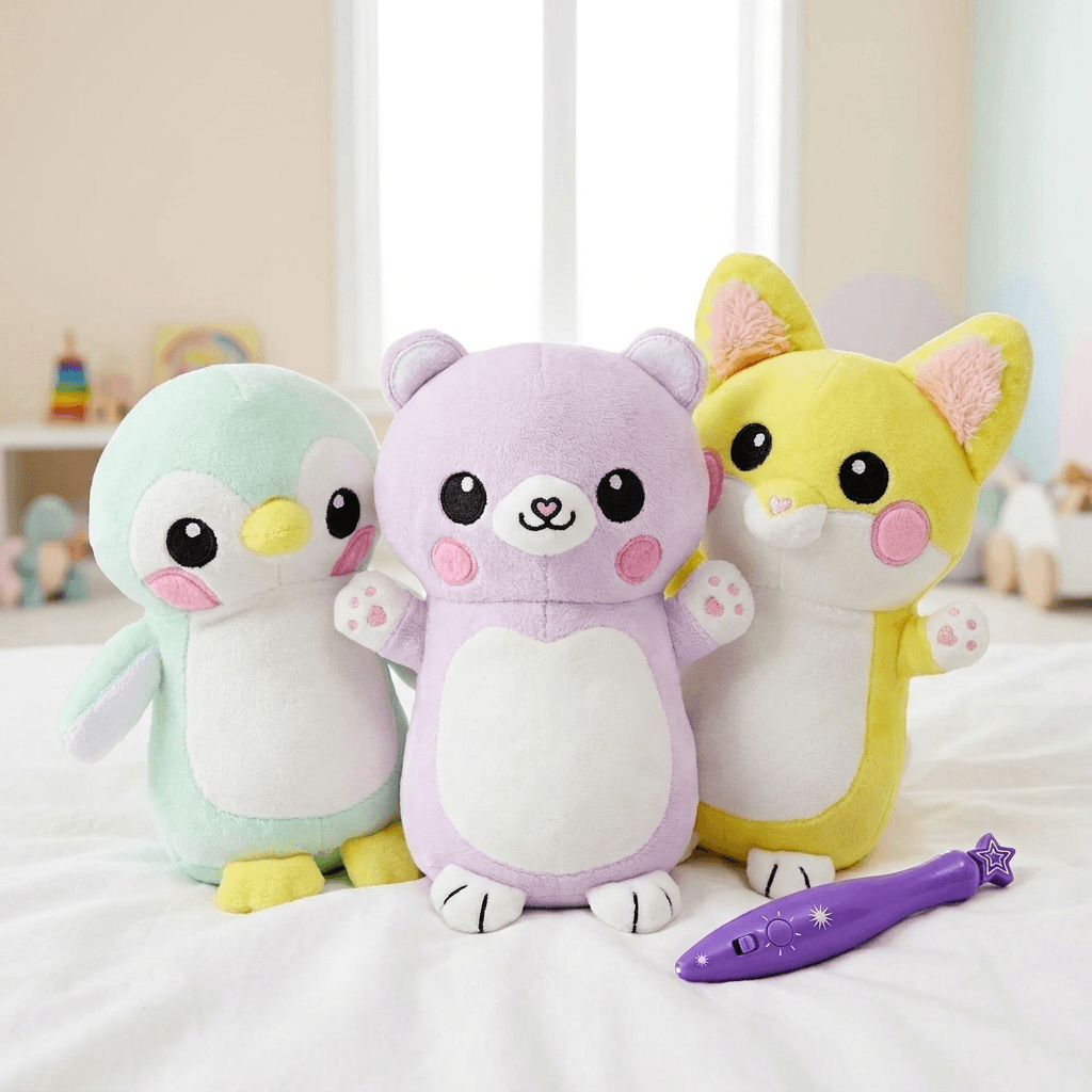 Magical Light Painting Plush for Creative Bedtime Play