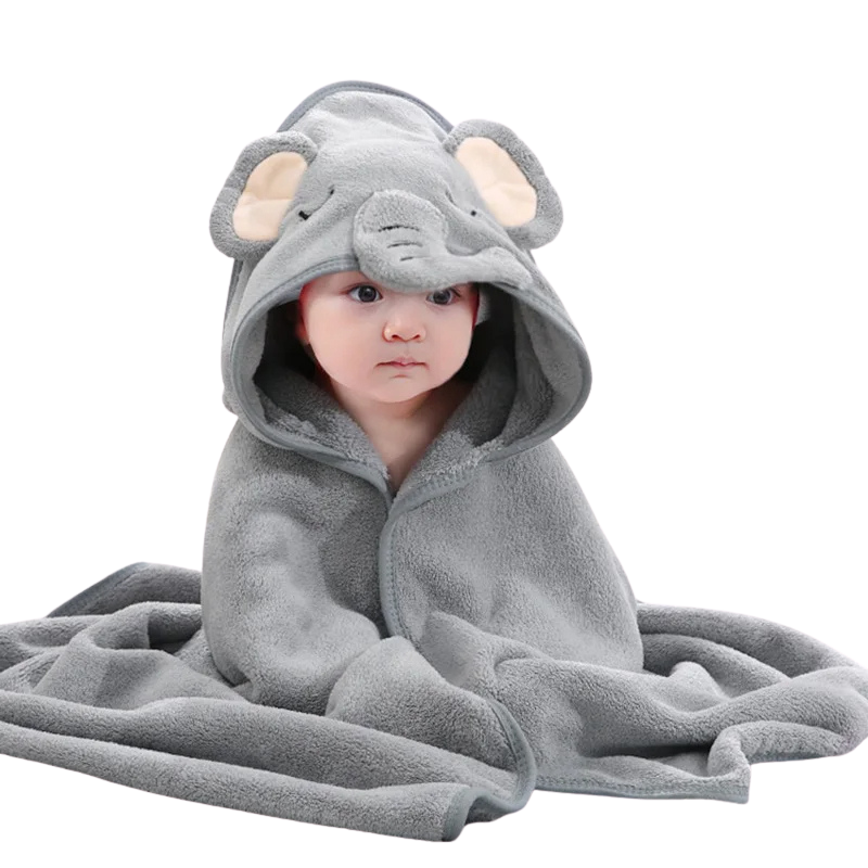 Plush Hooded Towels