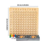 Package Includes: 1x Wooden Game Board, 4x Game Pieces, 1x Deck of
