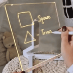 LED Acrylic Drawing Board for Kids – Reusable Light-Up Doodle Board