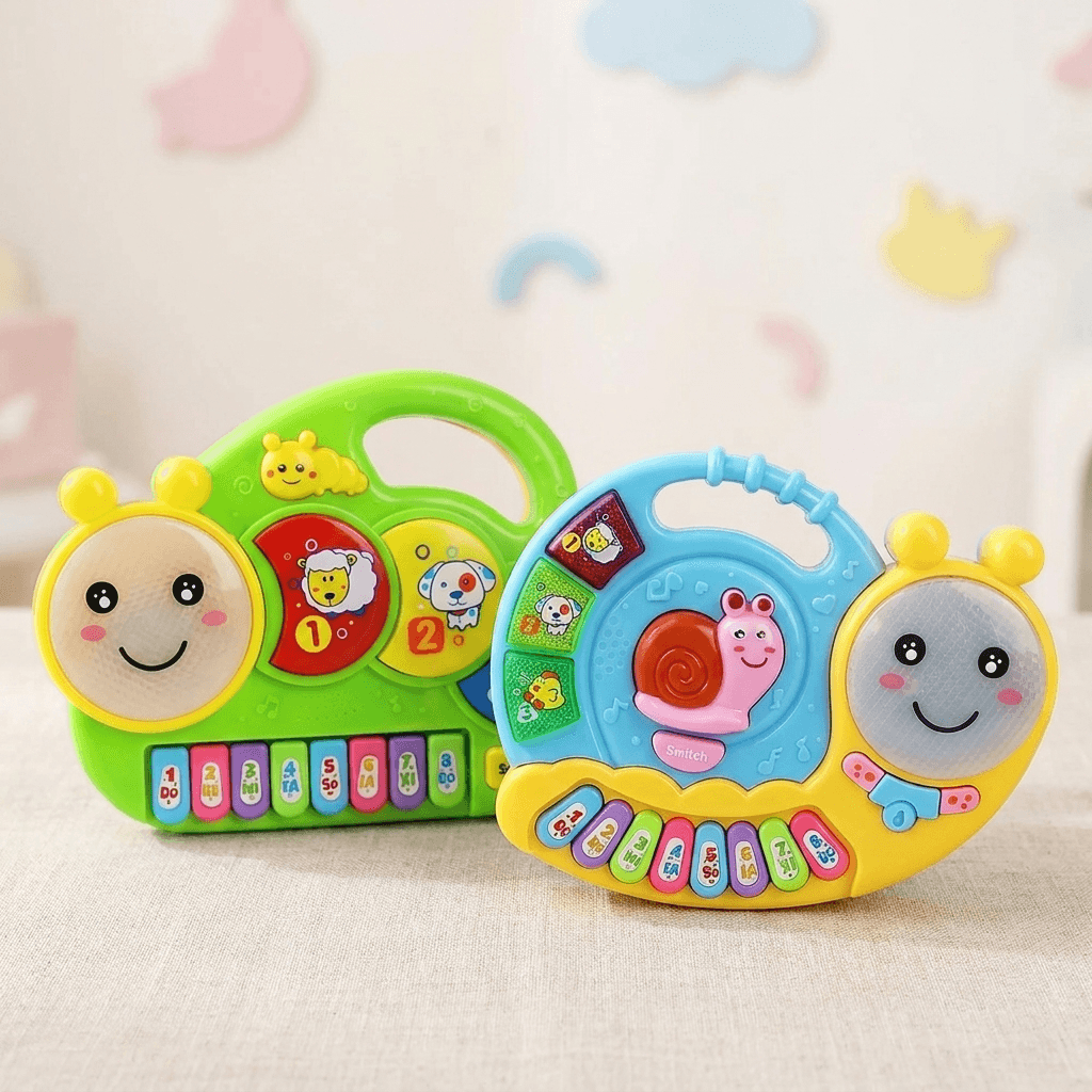 Cartoon Piano Toy for Early Music Play and Sensory Development - main product image