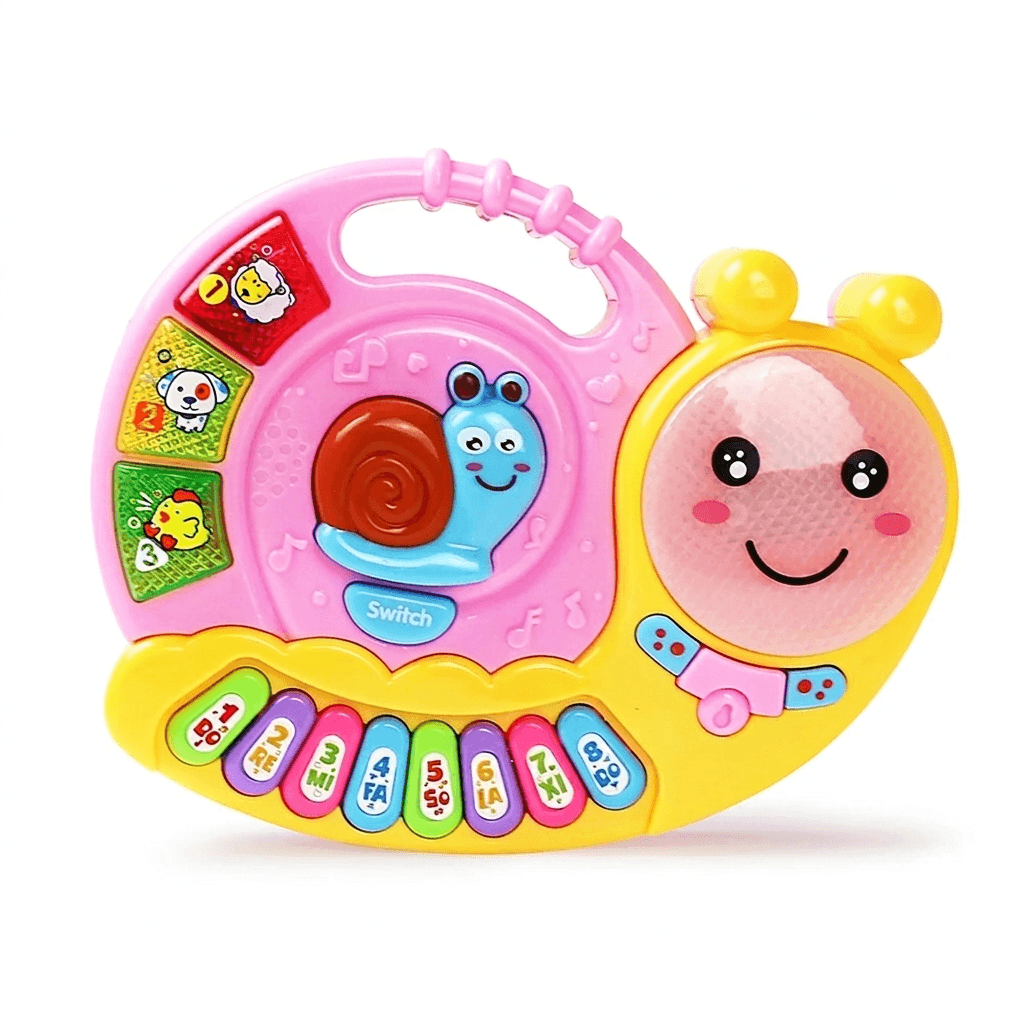 Cartoon Piano Toy for Early Music Play and Sensory Development
