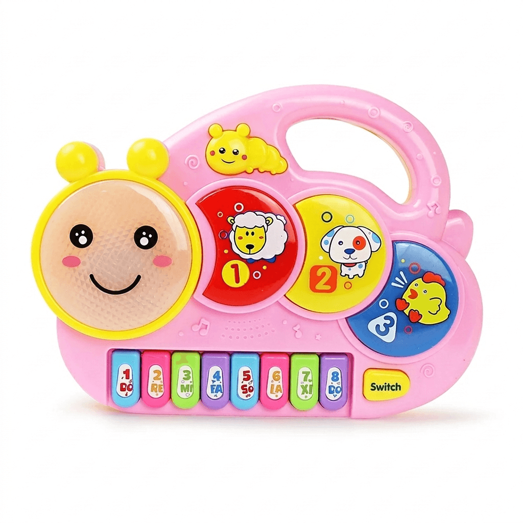 Cartoon Piano Toy for Early Music Play and Sensory Development