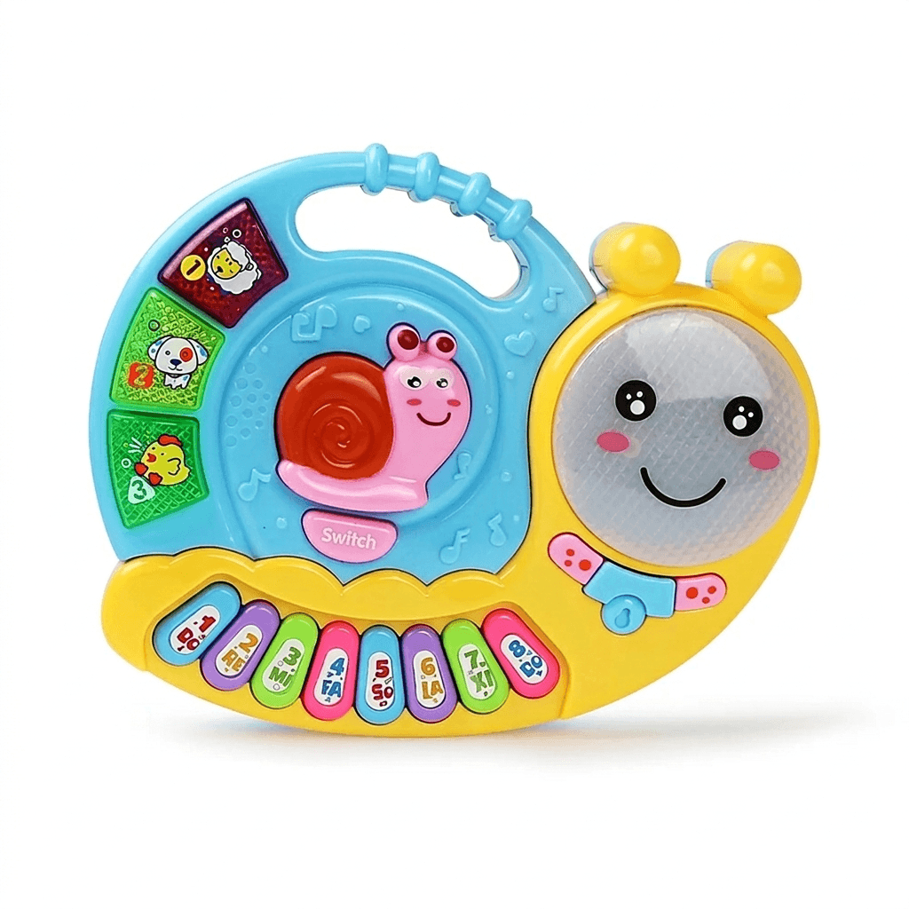 Cartoon Piano Toy for Early Music Play and Sensory Development